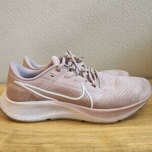 Nike Womens Air Zoom Pegasus 38 Running Shoes CW7358-601 Pink White Size 10